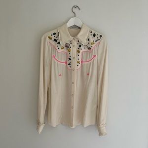 Vintage Coach Western-wear Blouse